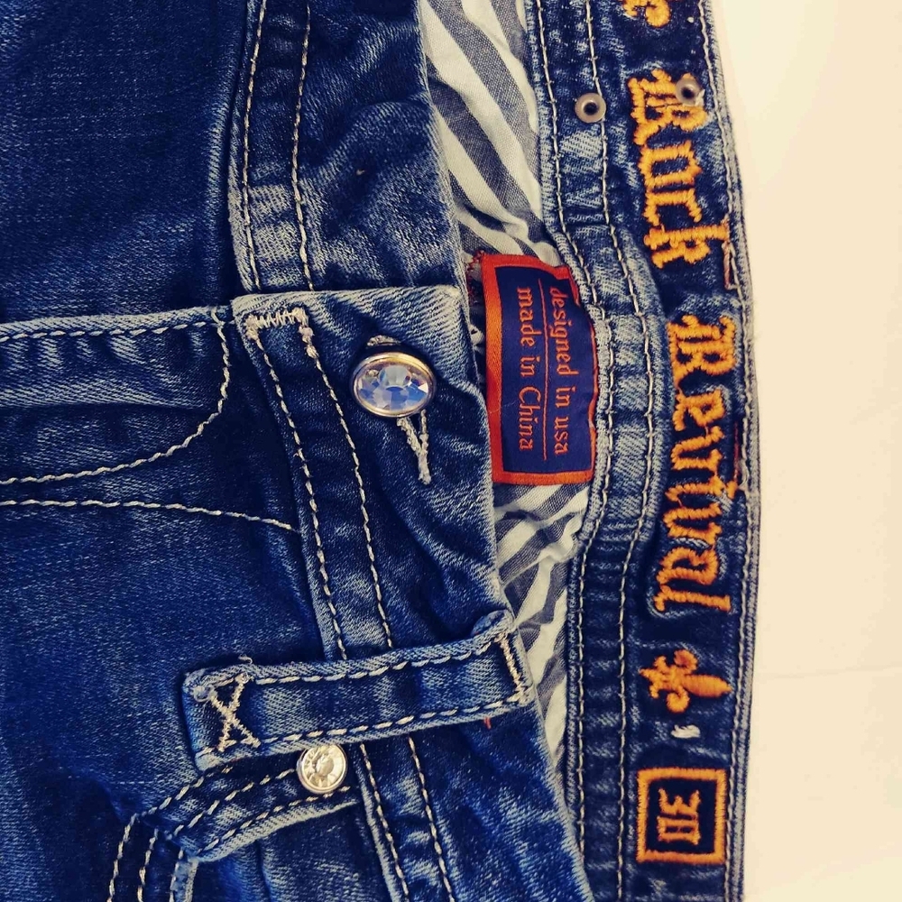 Rock Revival Blue Boot Cut Jeans